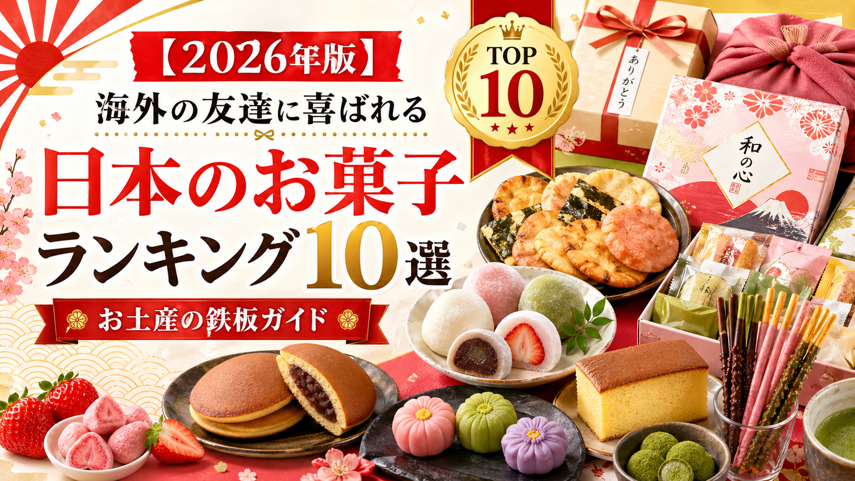 2026年版】海外の友達に喜ばれる日本のお菓子ランキング10選｜お土産の
