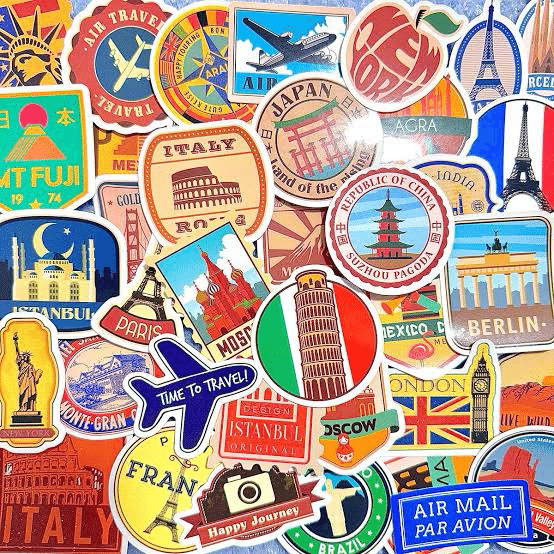海外旅行で購入したご当地ステッカー