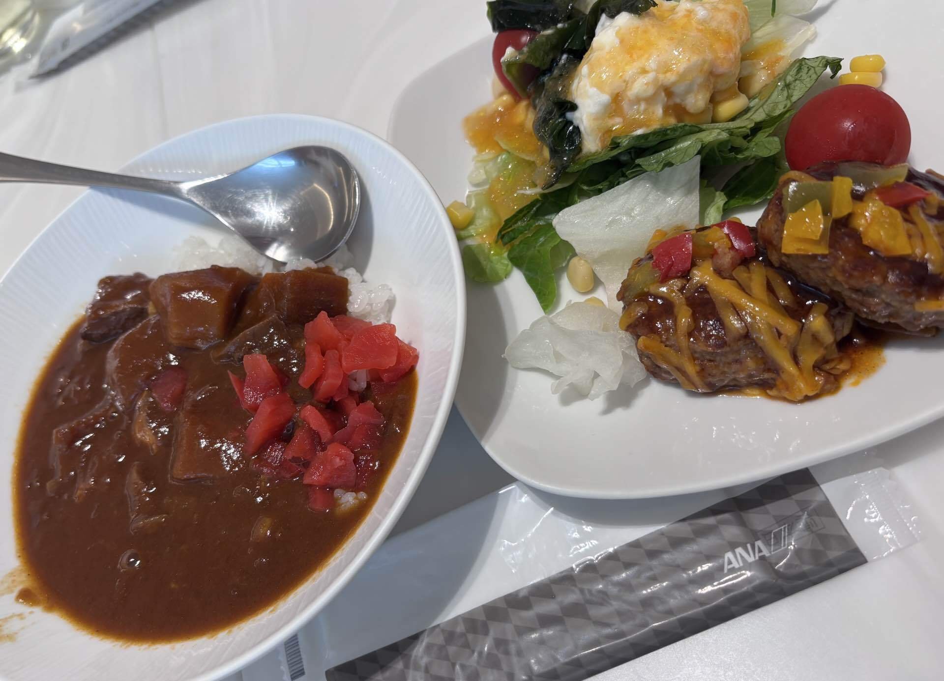 ANAラウンジ名物のカレー