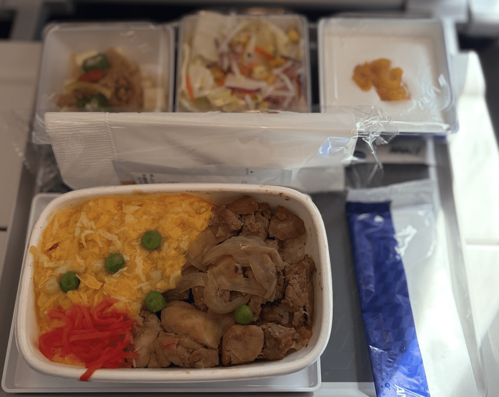 ANA機内食 親子丼（羽田→台北）
