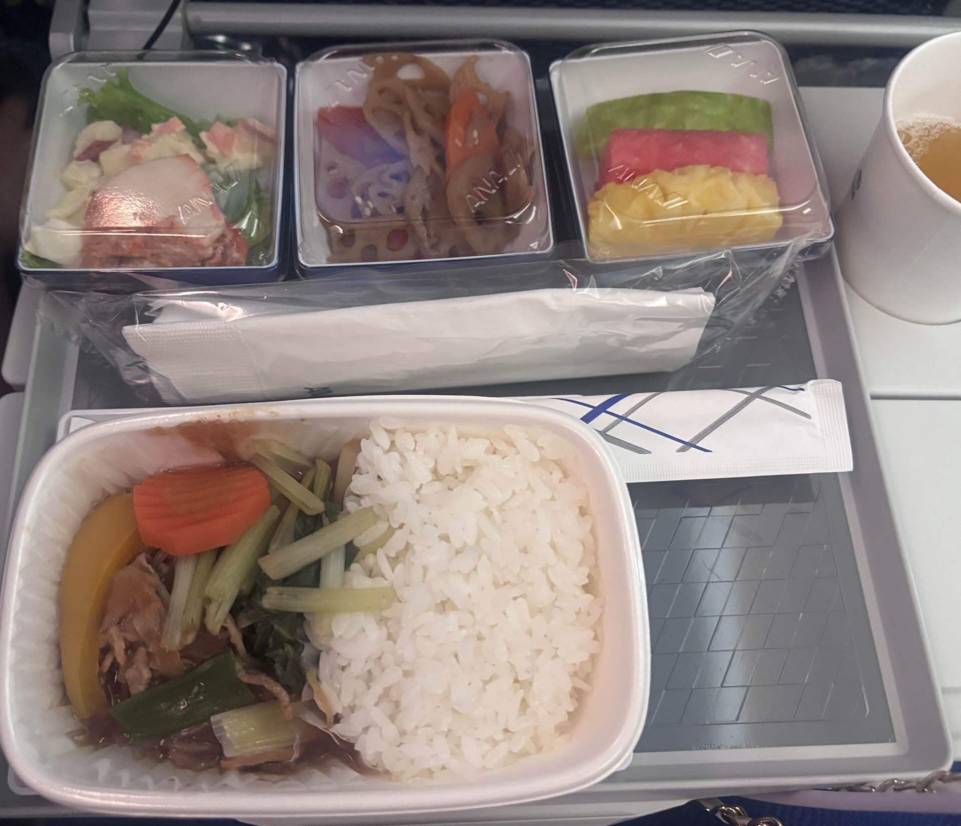 ANA機内食 復路（台北→羽田）