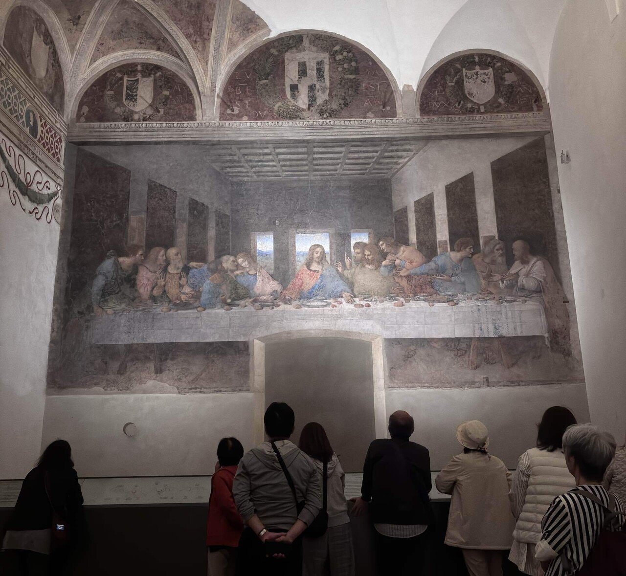 レオナルド・ダ・ヴィンチの最後の晩餐の壁画