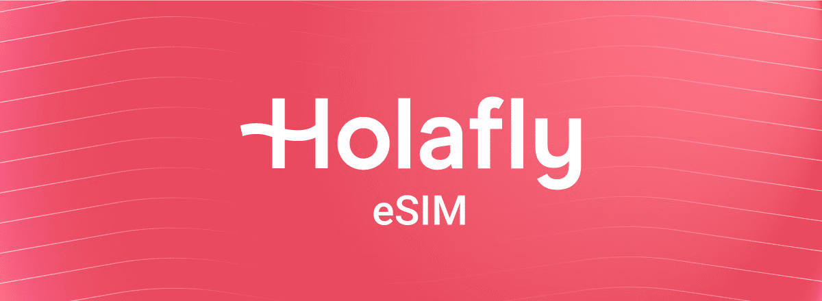 海外用eSIM Holaflyのロゴ