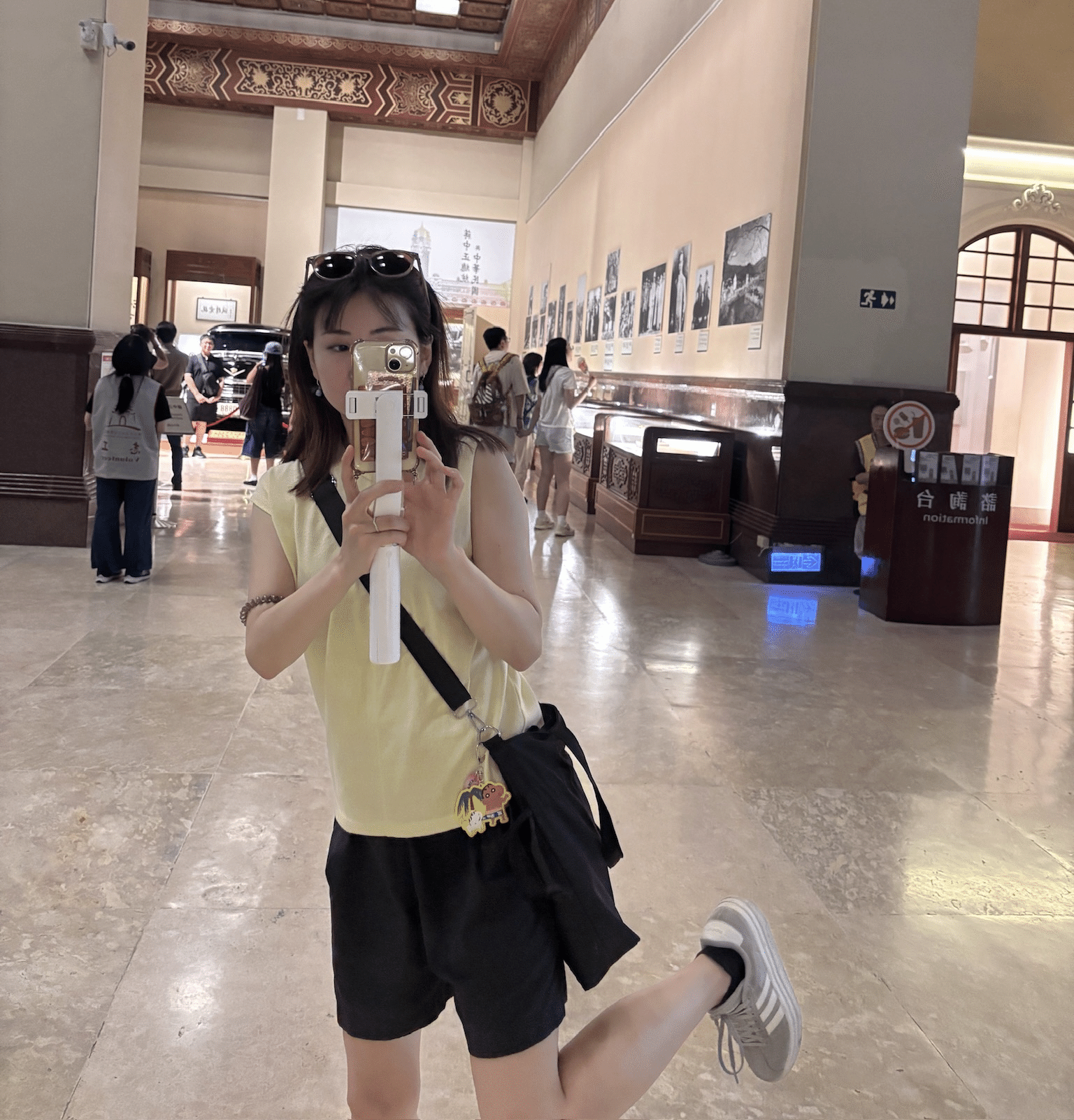 中正紀念堂での撮影