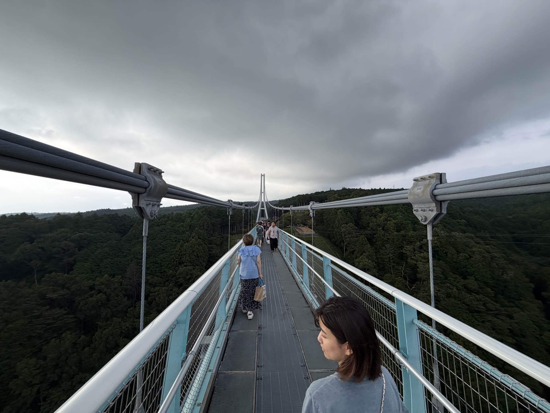 三島スカイウォークの吊橋