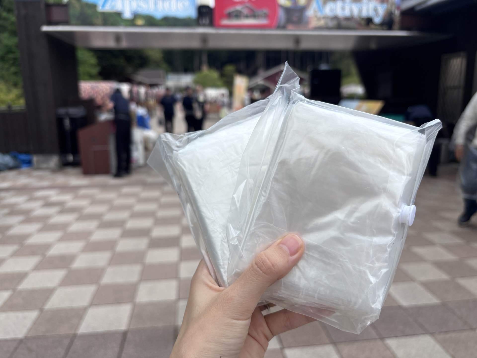 雨が降り始めた三島スカイウォーク